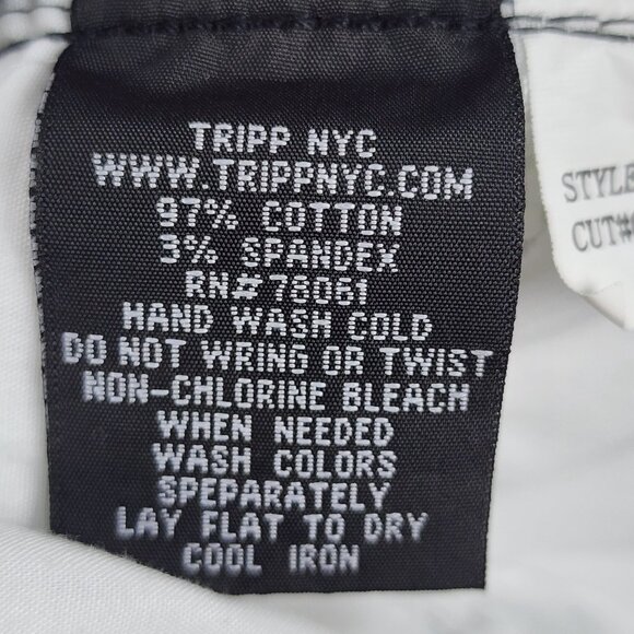 Tripp NYC Pants Womens 15 Multi Houndstooth Daang Goodman Ankle Leg Pant (34x30) - Picture 10 of 10